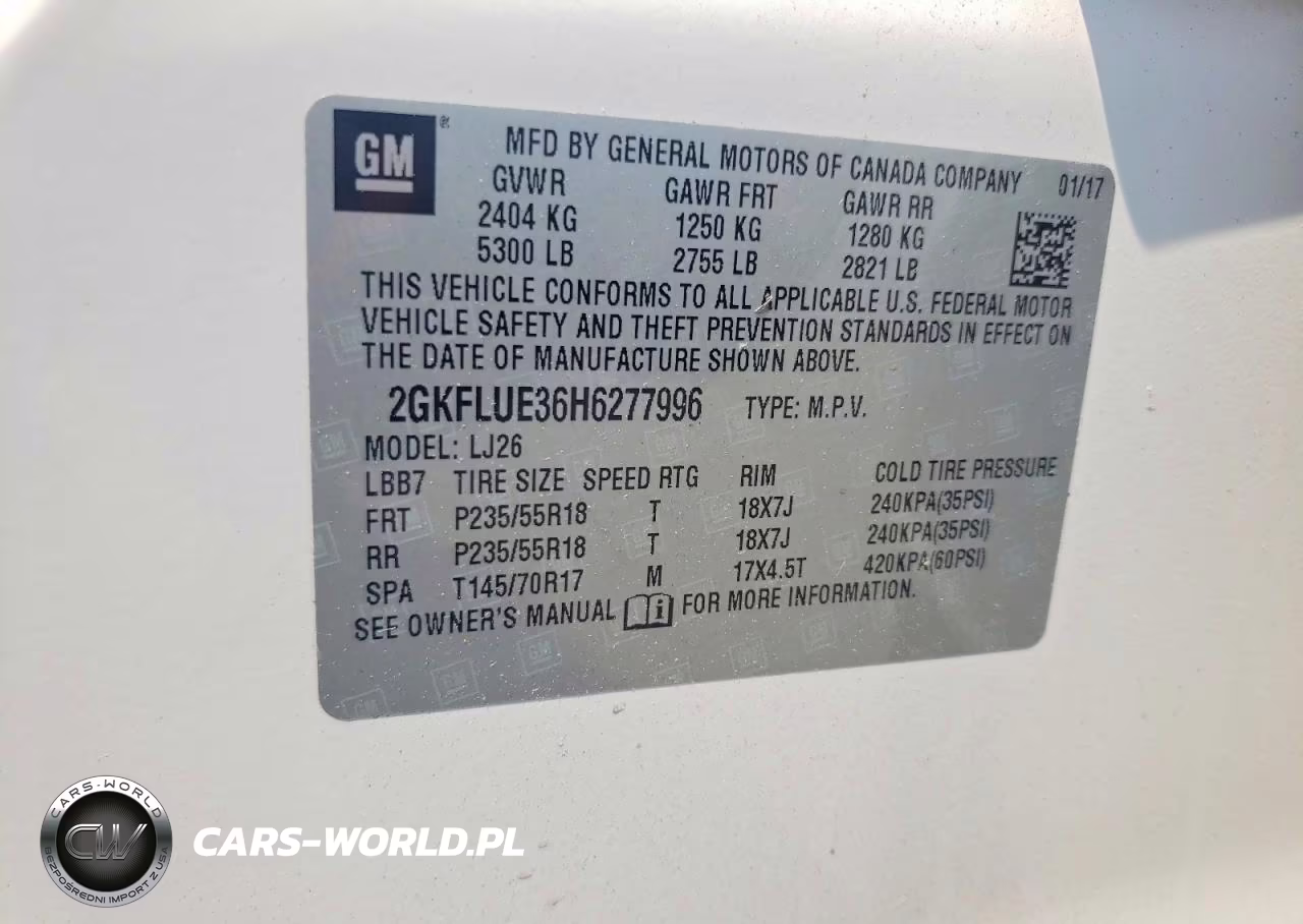 2017 GMC Terrain Slt VIN:2GKFLUE36H6277996 - 13