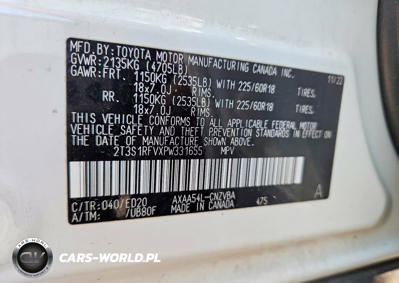 2023 Toyota Rav4 Trd Off Road VIN:2T3S1RFVXPW331655 - 12