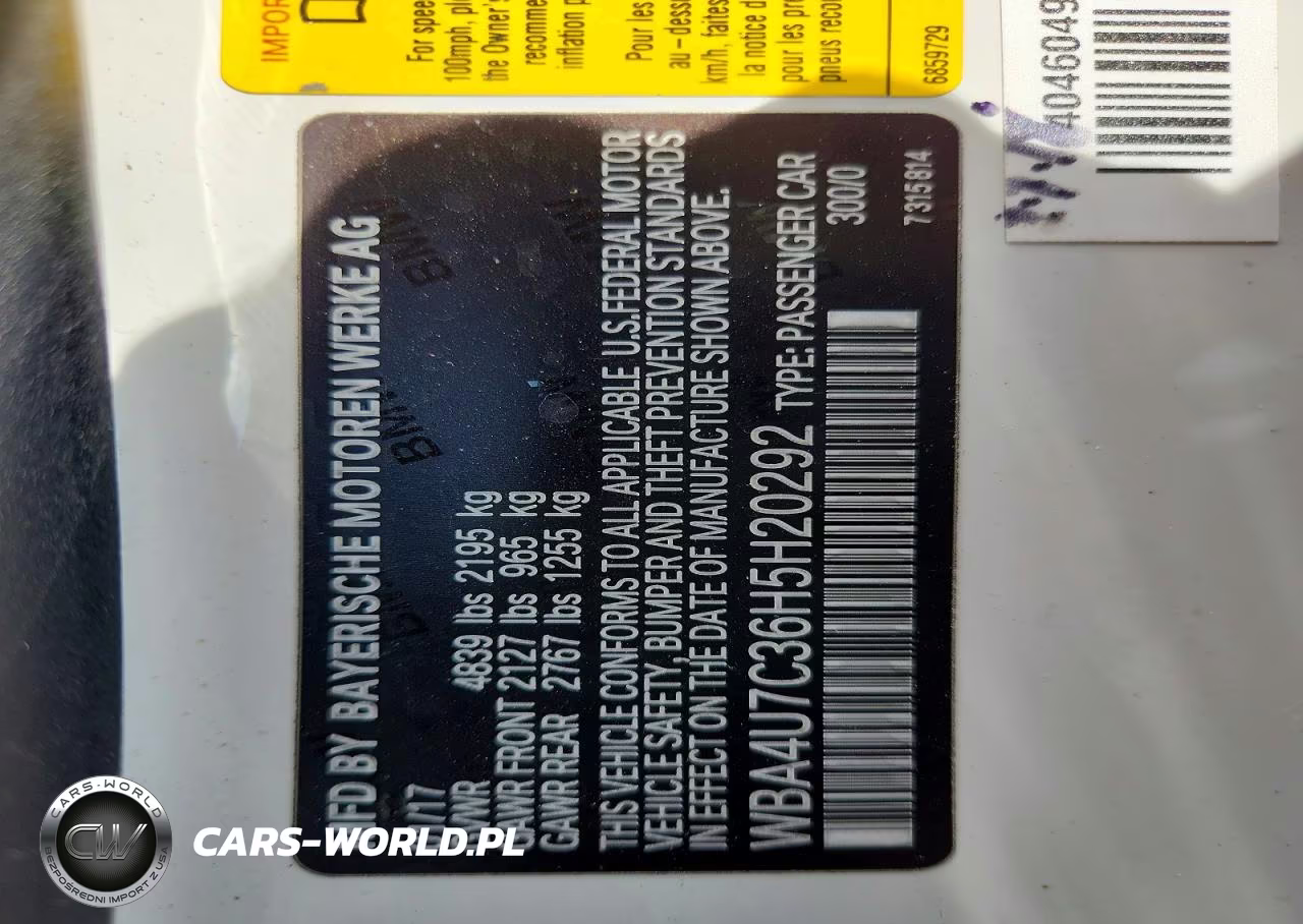 2017 BMW 430I VIN:WBA4U7C36H5H20292 - 12