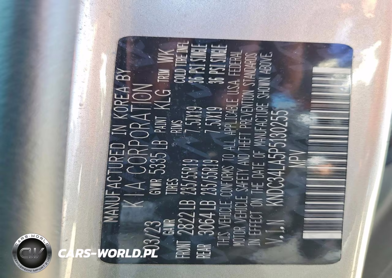 2023 Kia Ev6 Wind VIN:KNDC34LA5P5130255 - 14