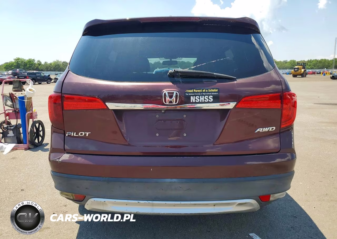 2016 Honda Pilot Exl VIN:5FNYF6H52GB003918 - 6