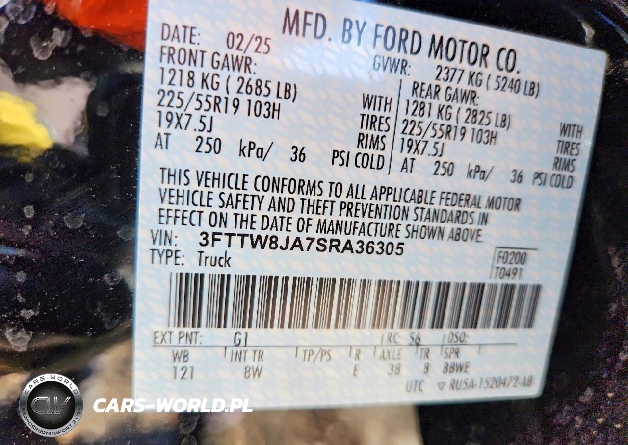 2025 Ford Maverick Xlt VIN:3FTTW8JA7SRA36305 - 13