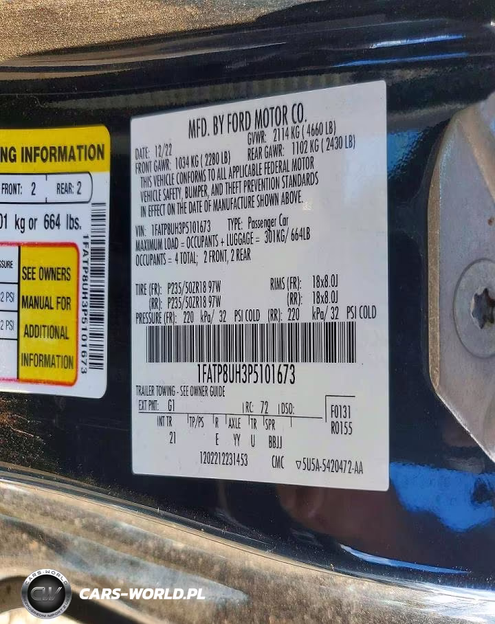 2023 Ford Mustang VIN:1FATP8UH3P5101673 - 13