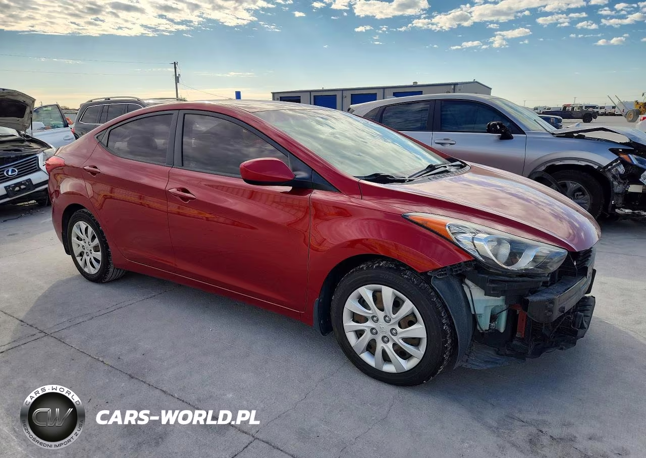 2012 Hyundai Elantra Gls VIN:KMHDH4AE1CU266339 - 4