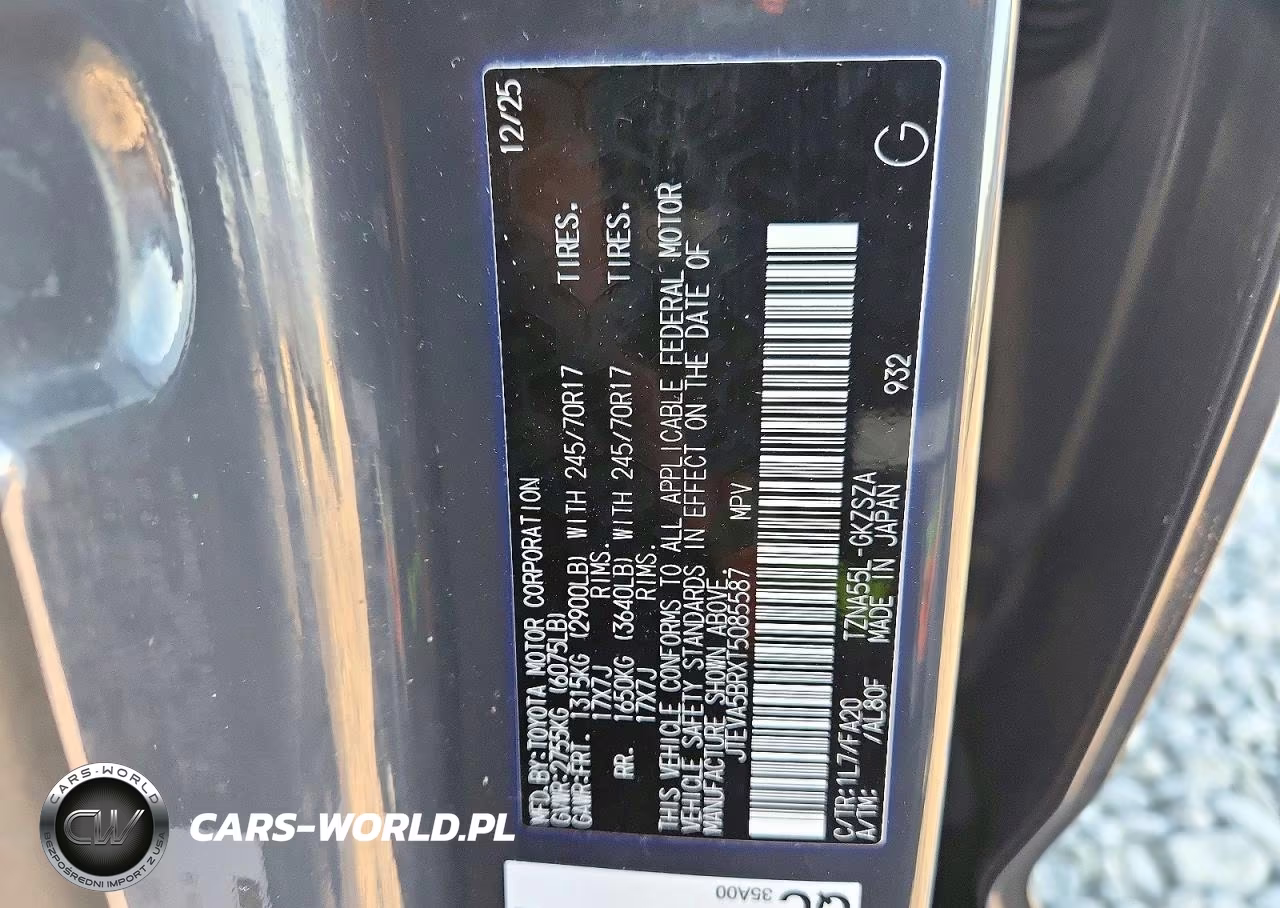 2026 Toyota 4Runner Sr5 VIN:JTEVA5BRXT5085587 - 13