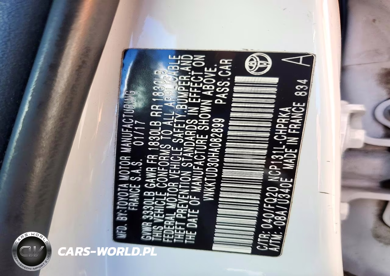2017 Toyota Yaris 5-Door L Fleet VIN:VNKKTUD30HA082899 - 12