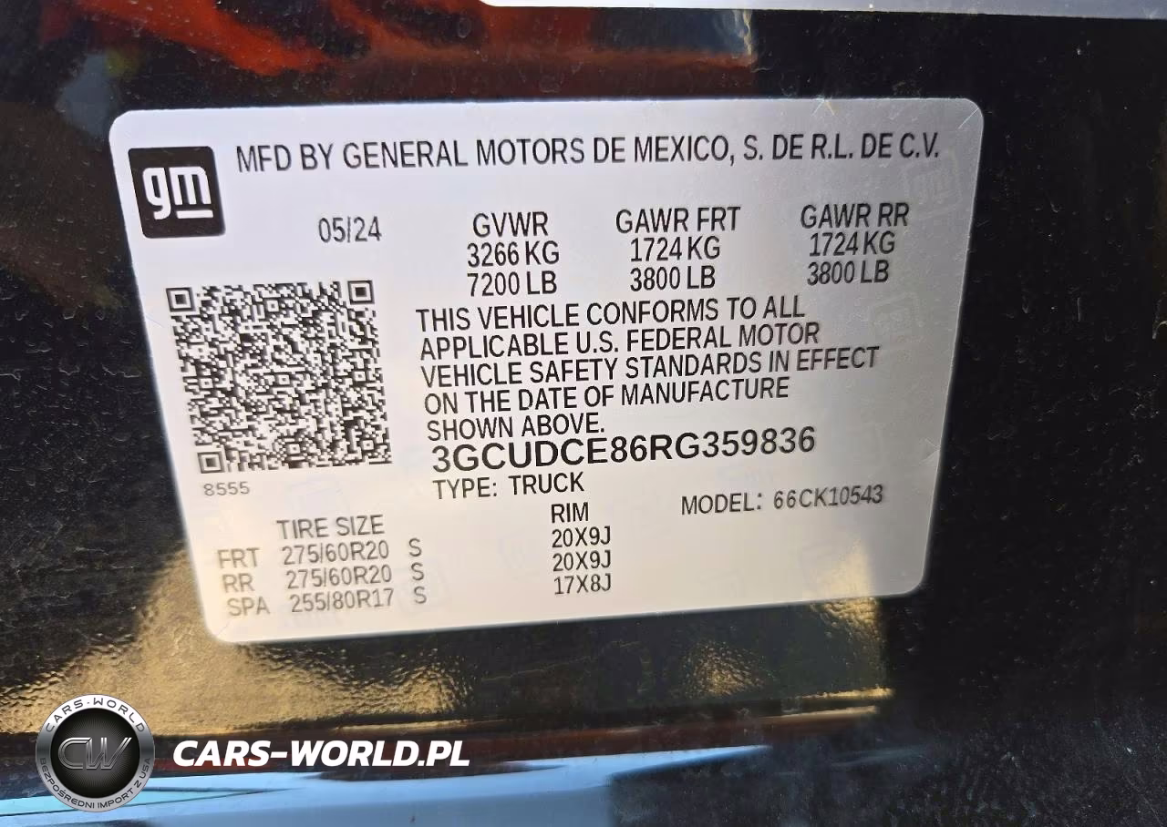 2024 CHEVROLET SILVERADO K1500 TRAIL BOSS CUSTOM VIN:3GCUDCE86RG359836 - 12