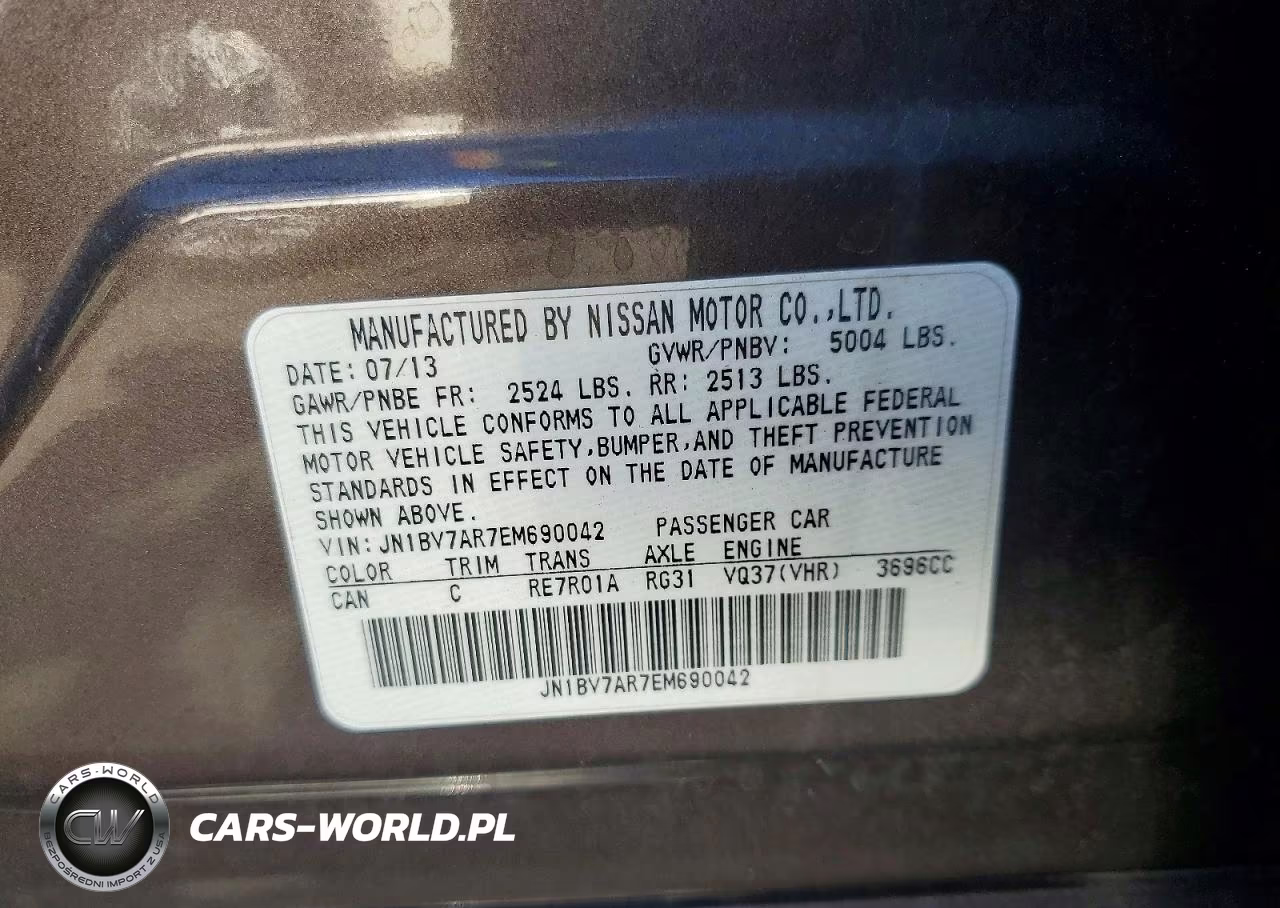 2014 Infiniti Q50 Premium VIN:JN1BV7AR7EM690042 - 12
