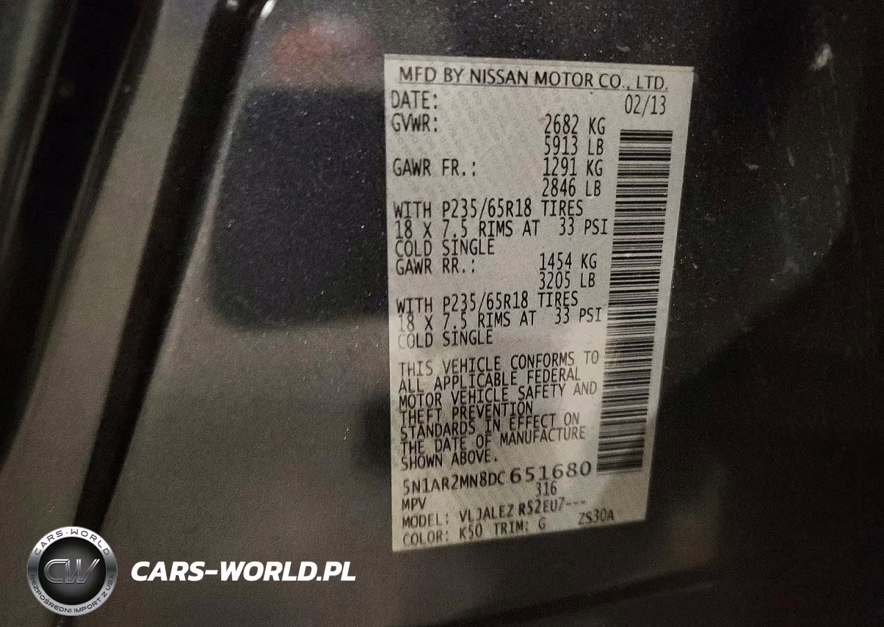 2013 Nissan Pathfinder S VIN:5N1AR2MN8DC651680 - 13