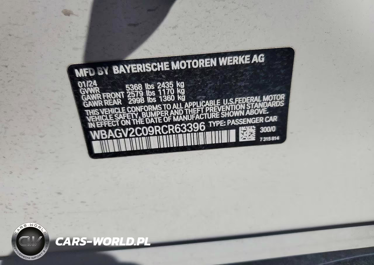 2024 BMW 840I VIN:WBAGV2C09RCR63396 - 12