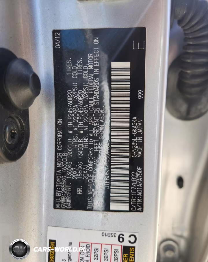 2012 Toyota 4Runner Limited VIN:JTEBU5JR1C5099048 - 13