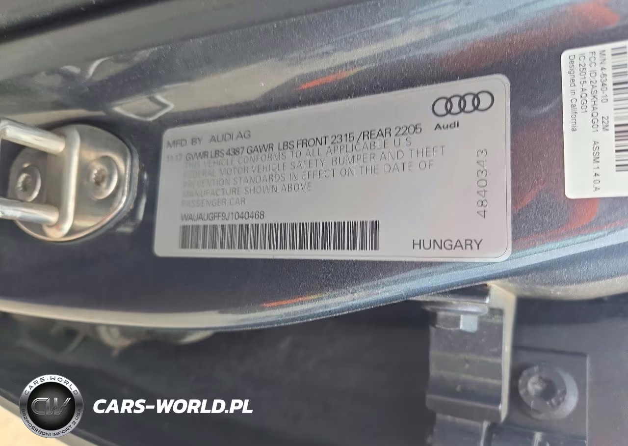 2018 Audi A3 Premium VIN:WAUAUGFF9J1040468 - 12