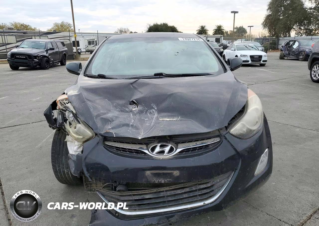 2012 Hyundai Elantra Gls VIN:KMHDH4AE8CU324527 - 5