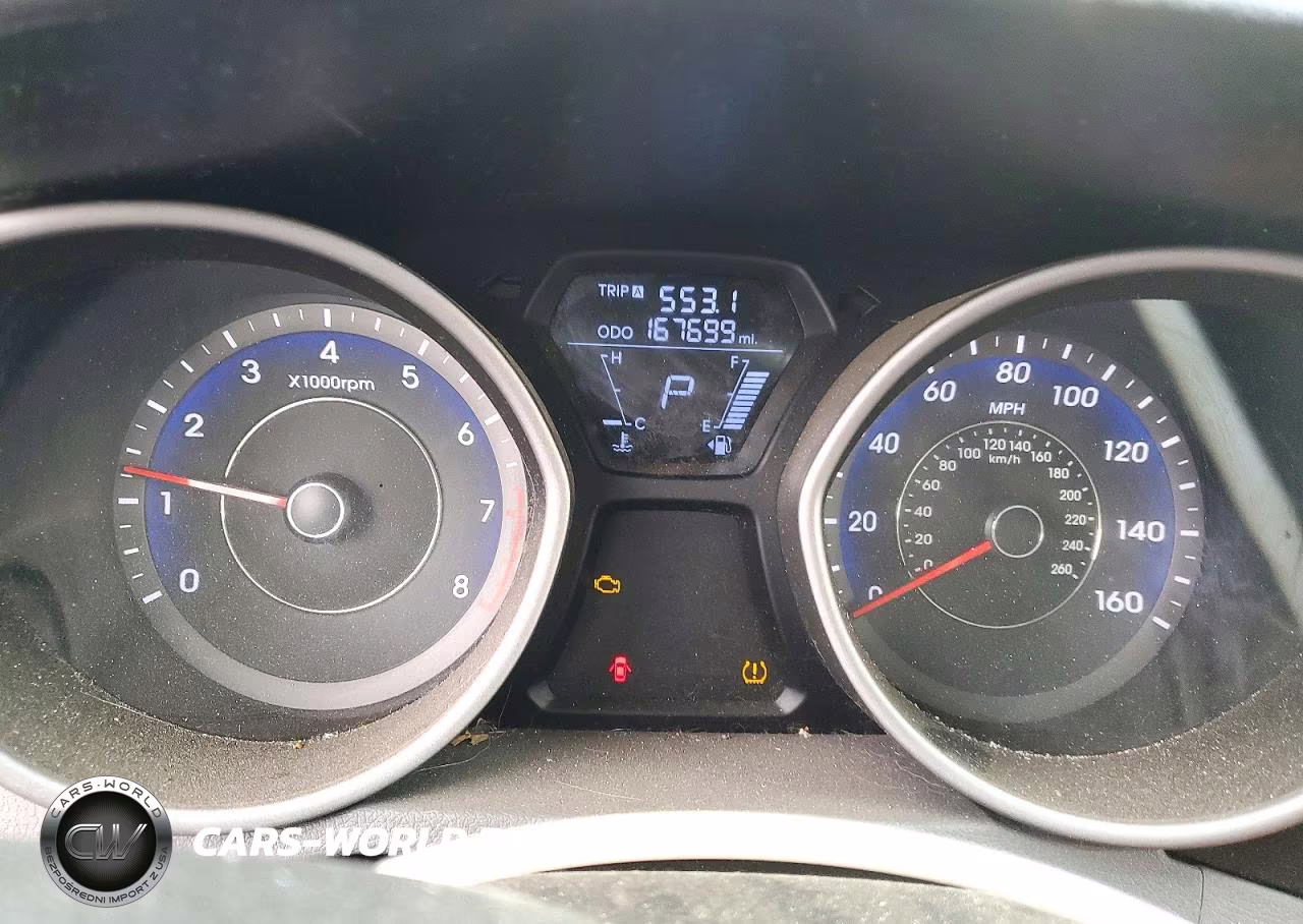 2012 Hyundai Elantra Gls VIN:KMHDH4AE8CU324527 - 9