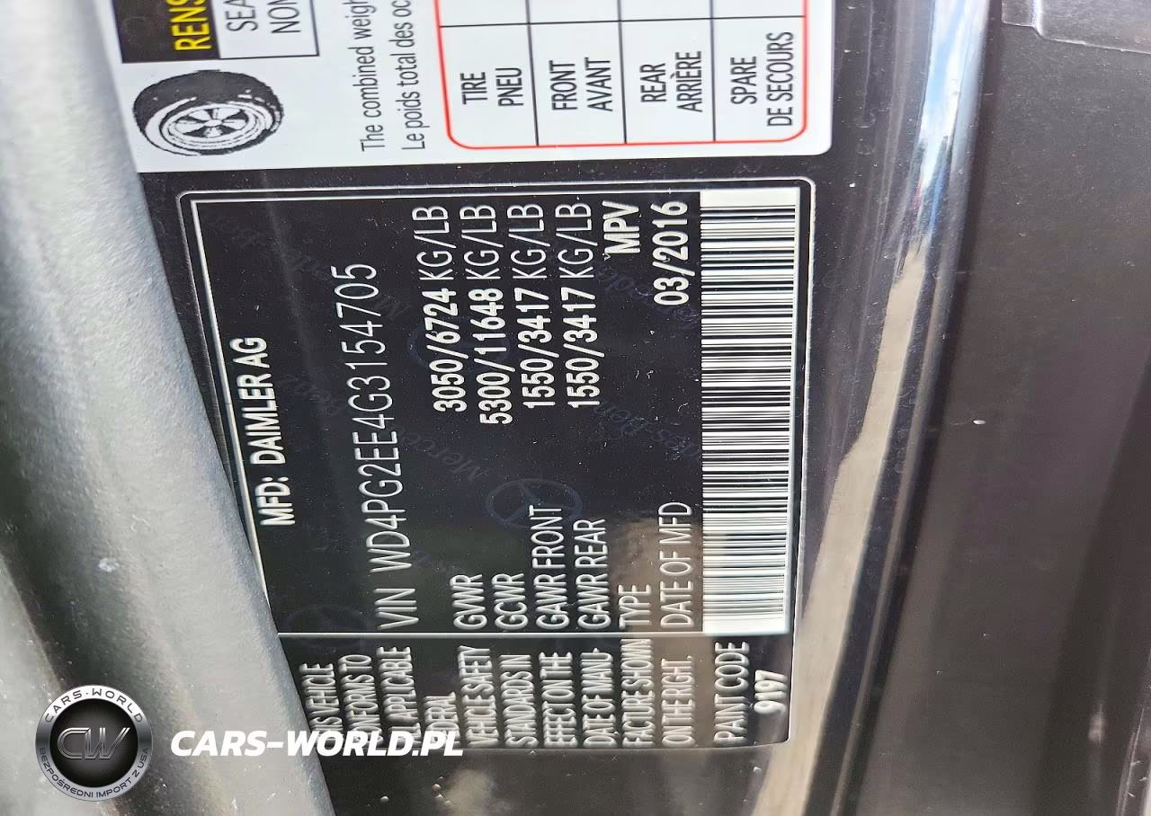 2016 Mercedes-Benz Metris VIN:WD4PG2EE4G3154705 - 13