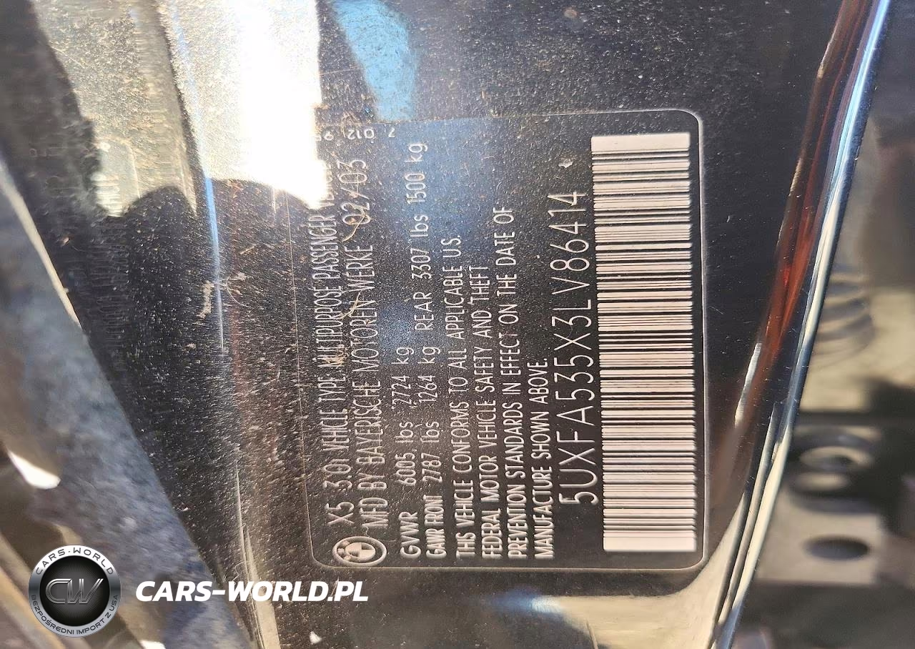 2003 BMW X5 3.0I VIN:5UXFA535X3LV86414 - 13