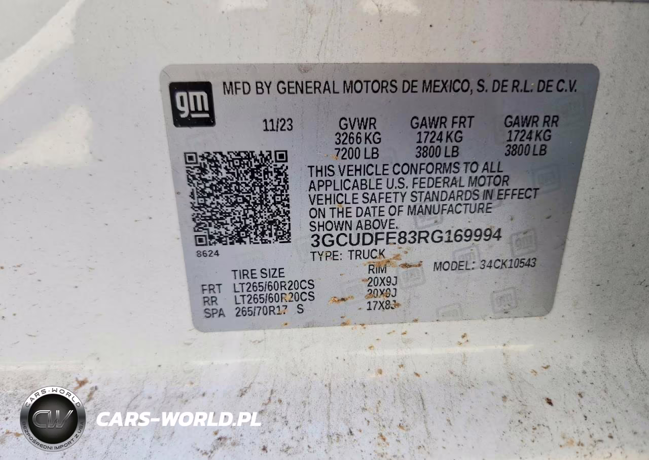 2024 Chevrolet Silverado K1500 Lt Trail Boss VIN:3GCUDFE83RG169994 - 12