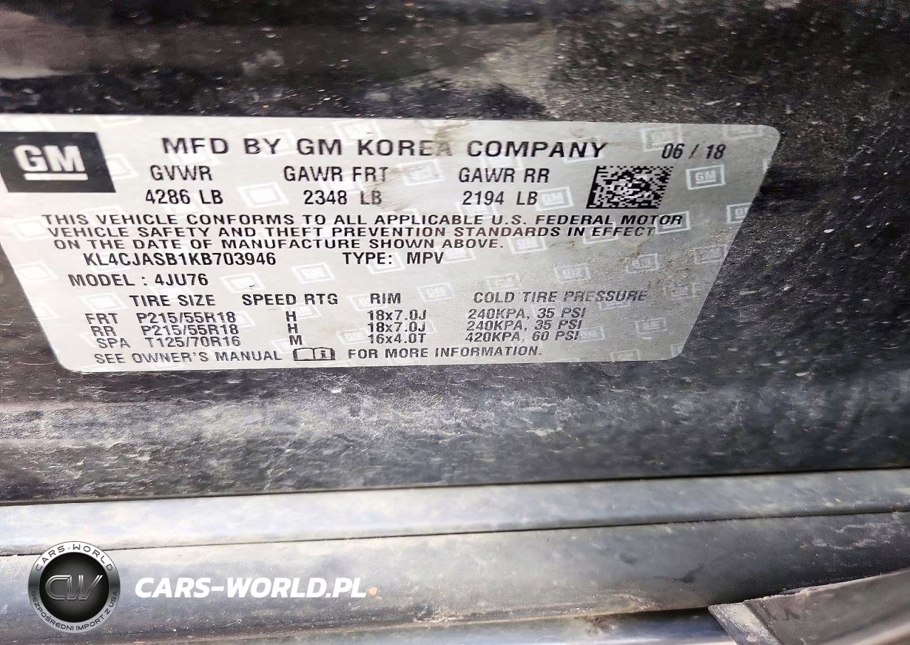 2019 Buick Encore Preferred VIN:KL4CJASB1KB703946 - 13
