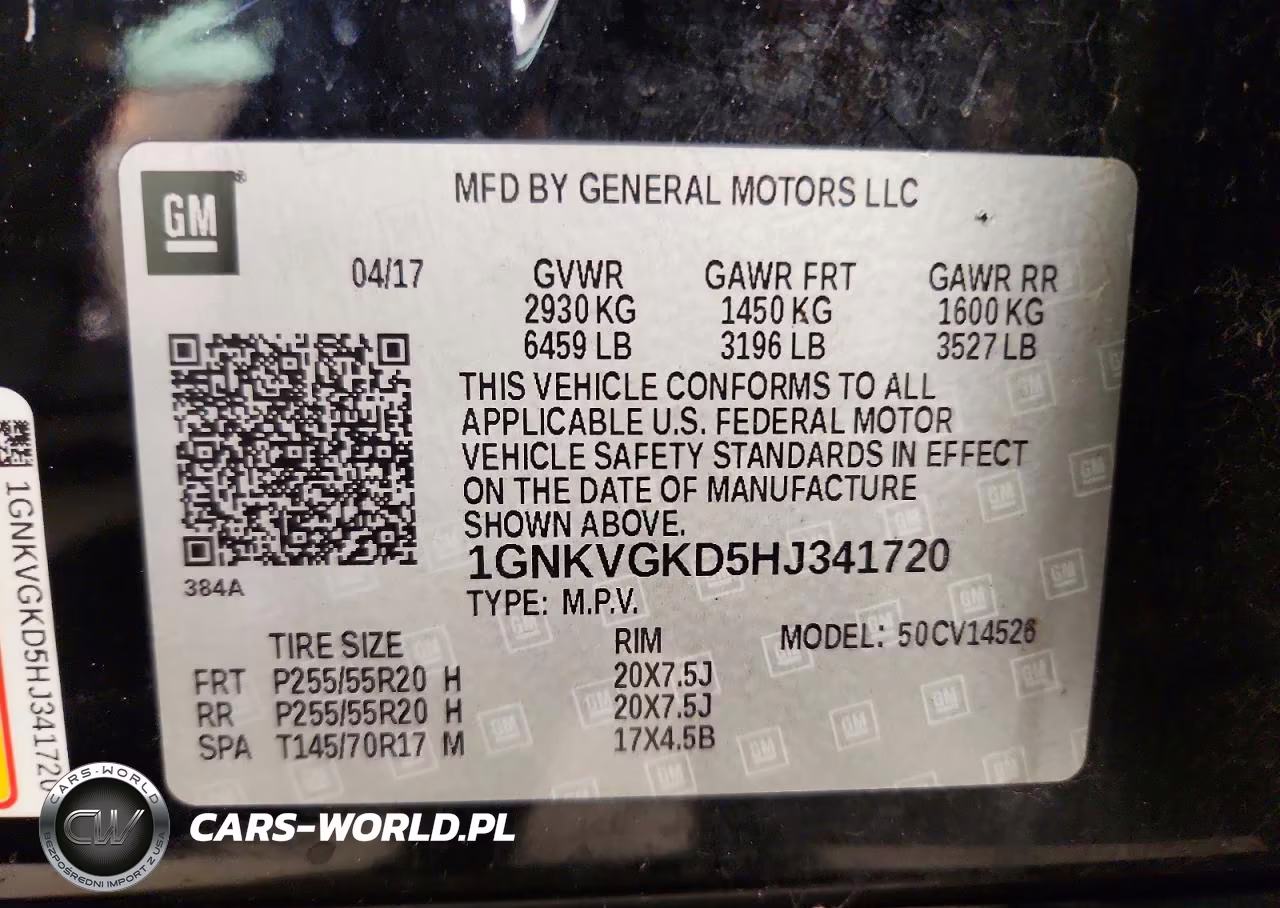 2017 Chevrolet Traverse Lt VIN:1GNKVGKD5HJ341720 - 13