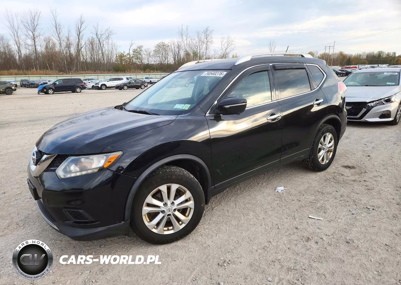 2015 Nissan Rogue Sv VIN:KNMAT2MV3FP525664 - 1