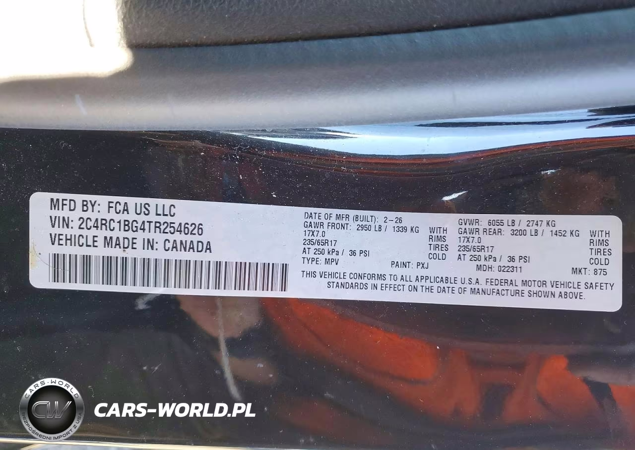 2026 Chrysler Pacifica Select VIN:2C4RC1BG4TR254626 - 13