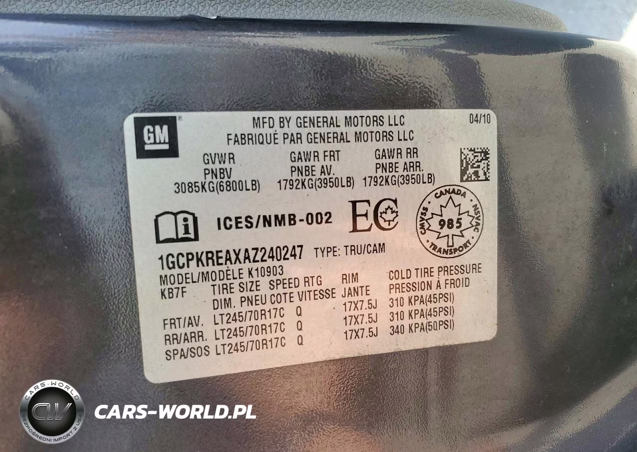 2010 Chevrolet Silv1500 4Wd VIN:1GCPKREAXAZ240247 - 12