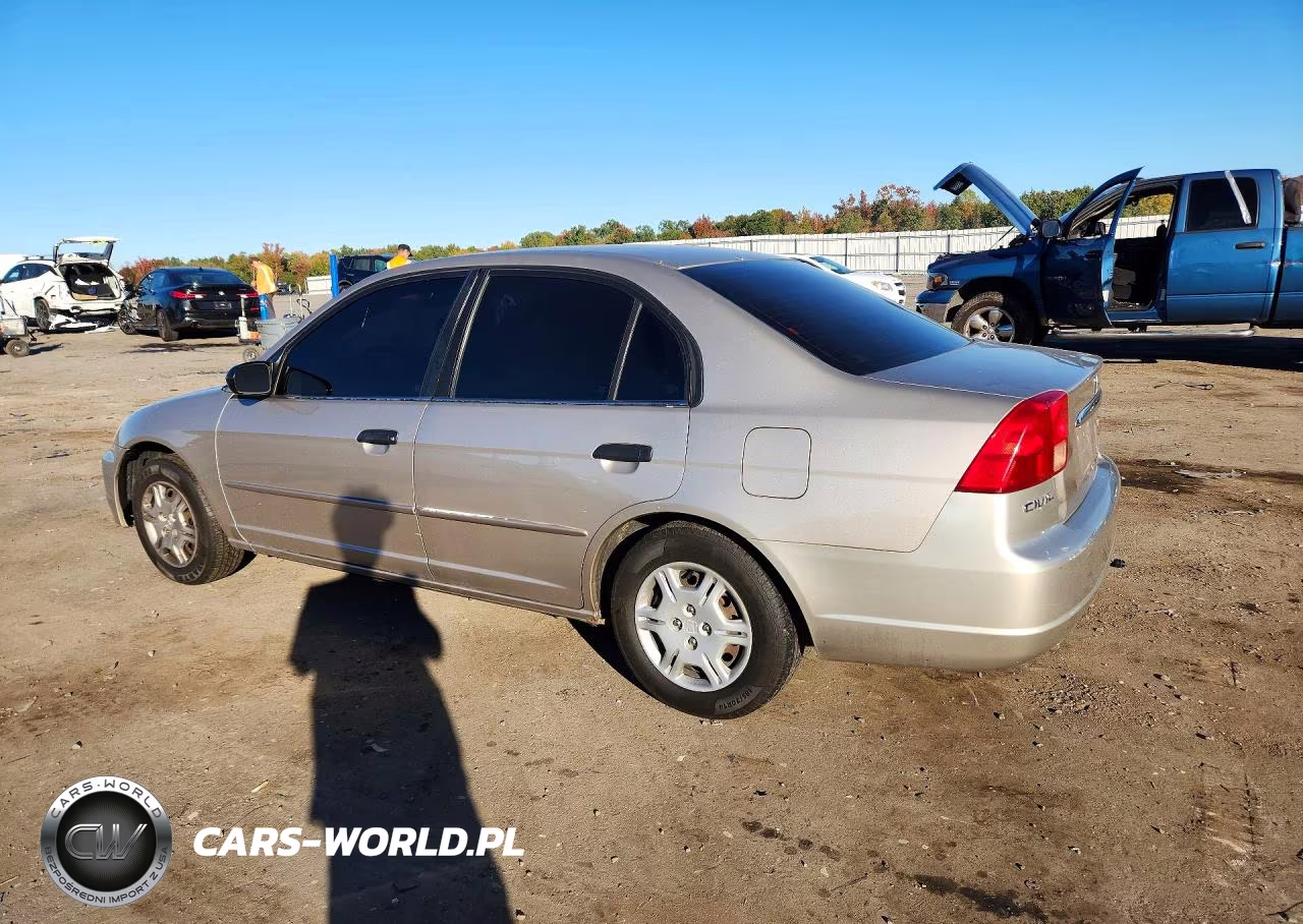 2001 Honda Civic Lx VIN:2HGES16521H514410 - 2