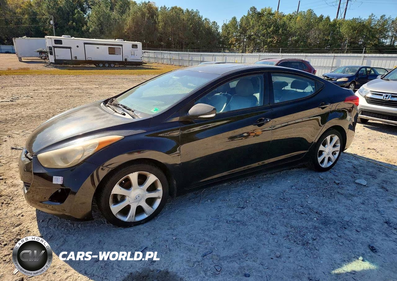 2013 Hyundai Elantra Limited VIN:KMHDH4AE5DU750970 - 1