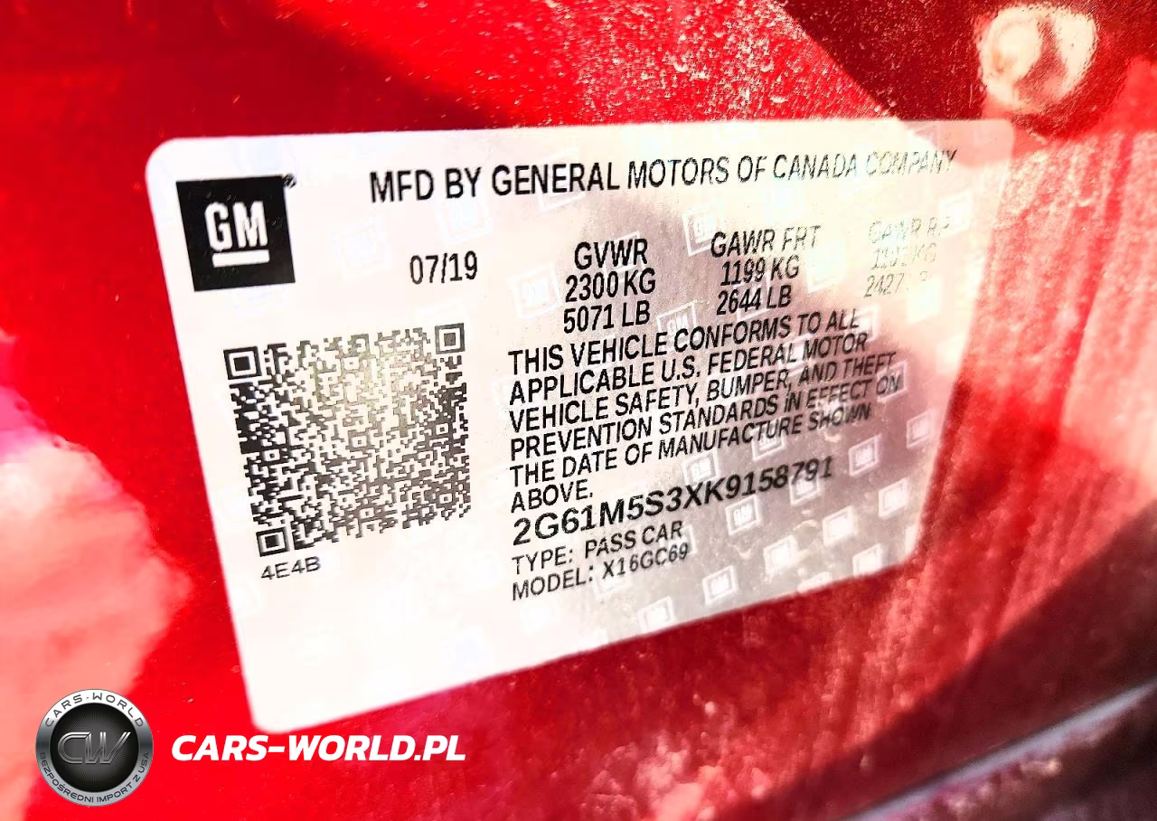 2019 Cadillac Xts Luxury VIN:2G61M5S3XK9158791 - 13