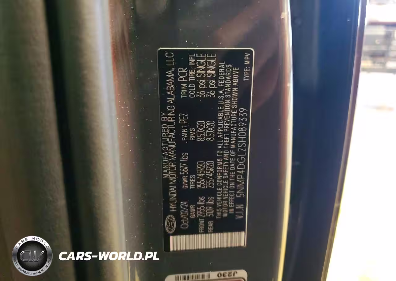 2025 Hyundai Santa Fe Limited VIN:5NMP4DGL2SH089339 - 13