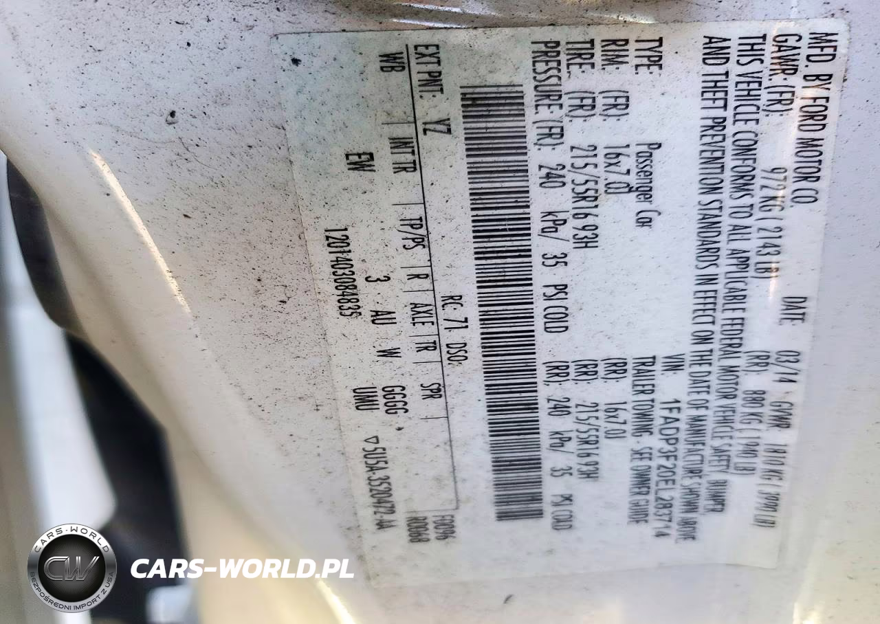 2014 Ford Focus Se VIN:1FADP3F20EL283714 - 12