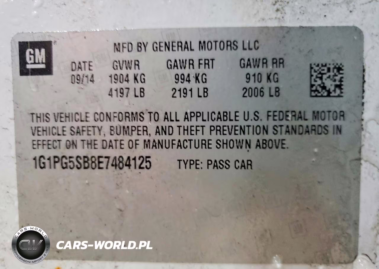 2014 Chevrolet Cruze Ltz VIN:1G1PG5SB8E7484125 - 12