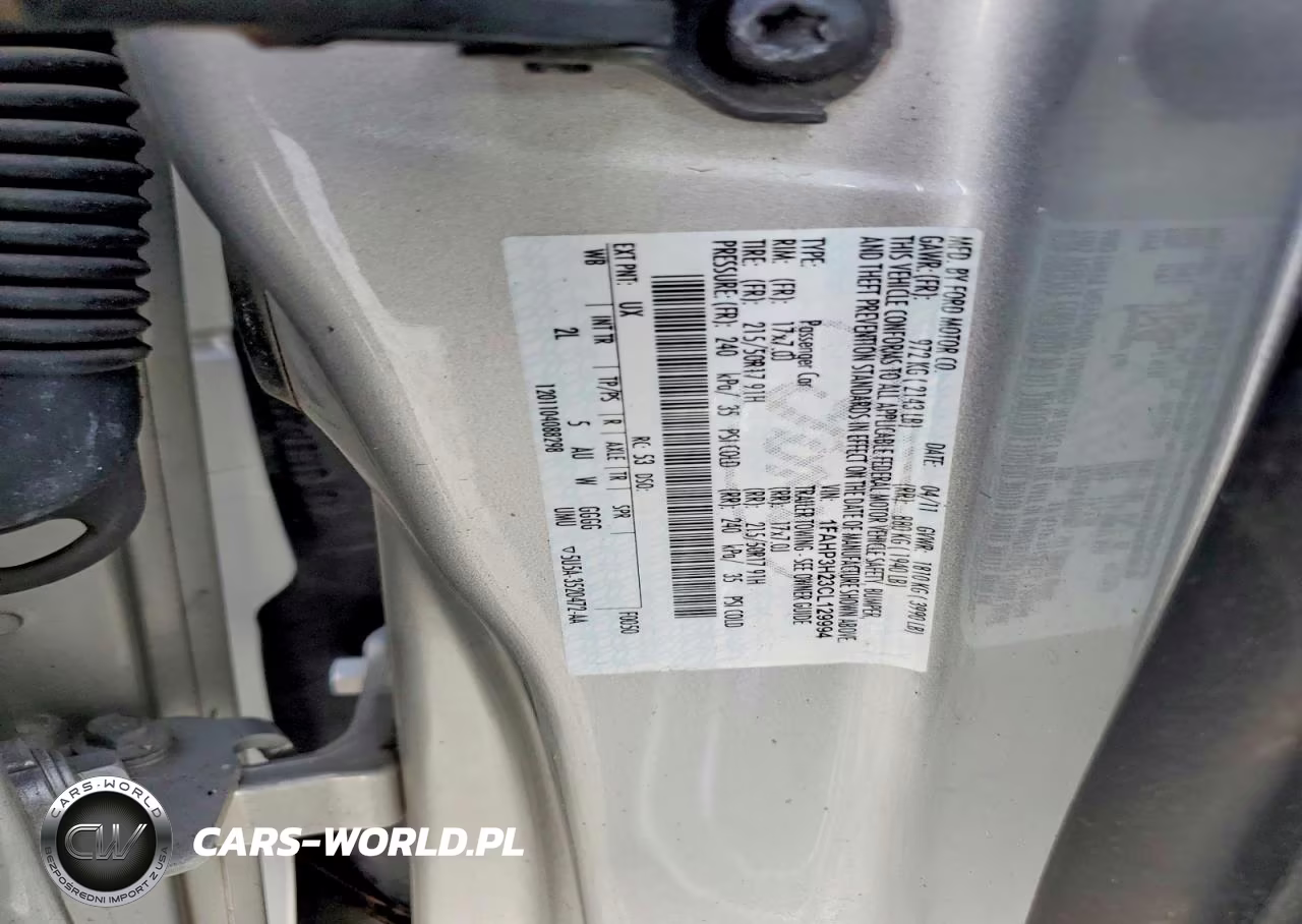 2012 Ford Focus Sel VIN:1FAHP3H23CL129994 - 12