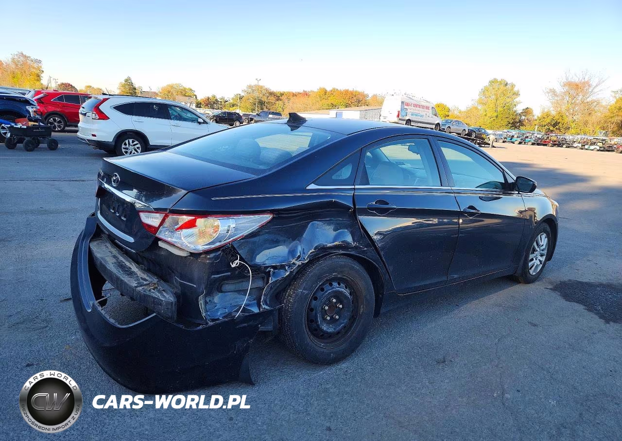 2013 Hyundai Sonata Gls VIN:5NPEB4ACXDH559886 - 3