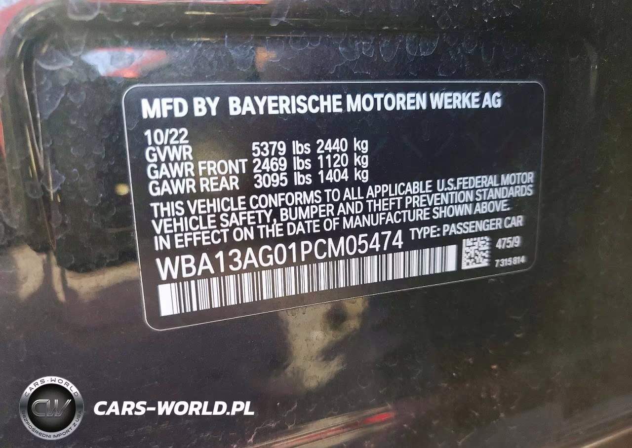2023 BMW 530E VIN:WBA13AG01PCM05474 - 12