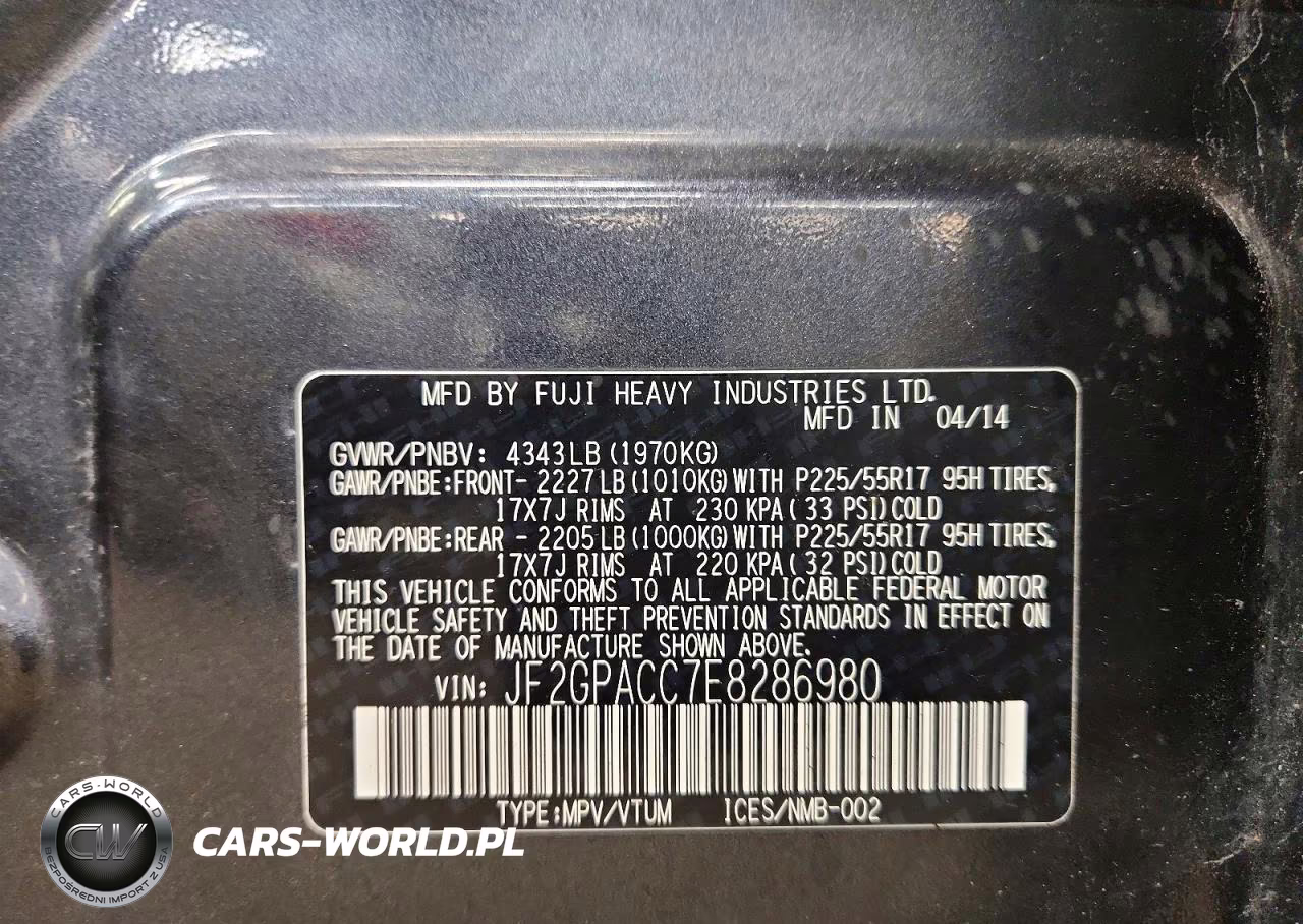 2014 Subaru Xv Crosstrek 2.0 Premium VIN:JF2GPACC7E8286980 - 13