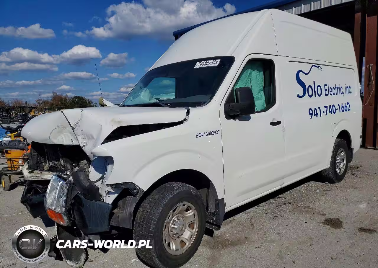 2019 Niss Nv Cargo 2500 Hd Sv