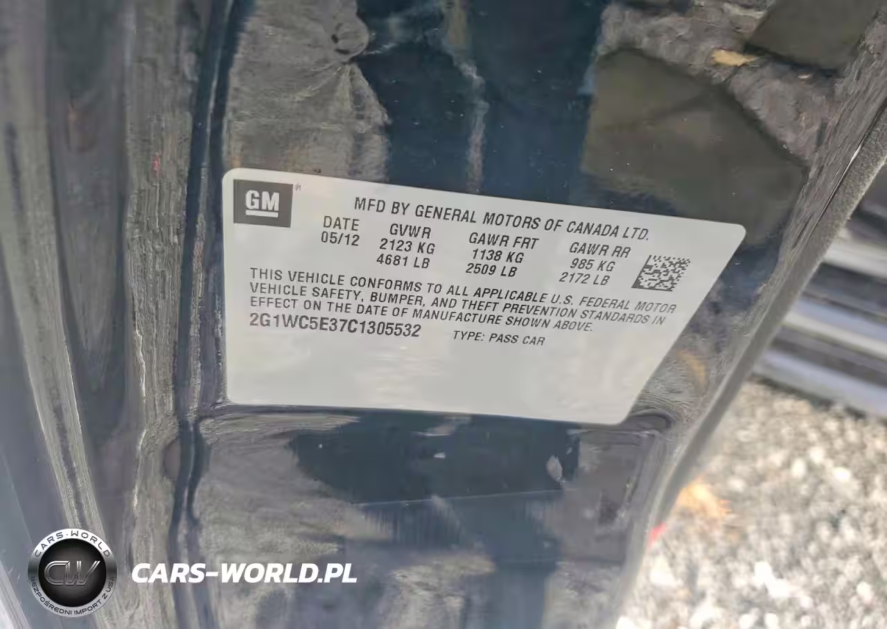 2012 Chevrolet Impala Ltz VIN:2G1WC5E37C1305532 - 12