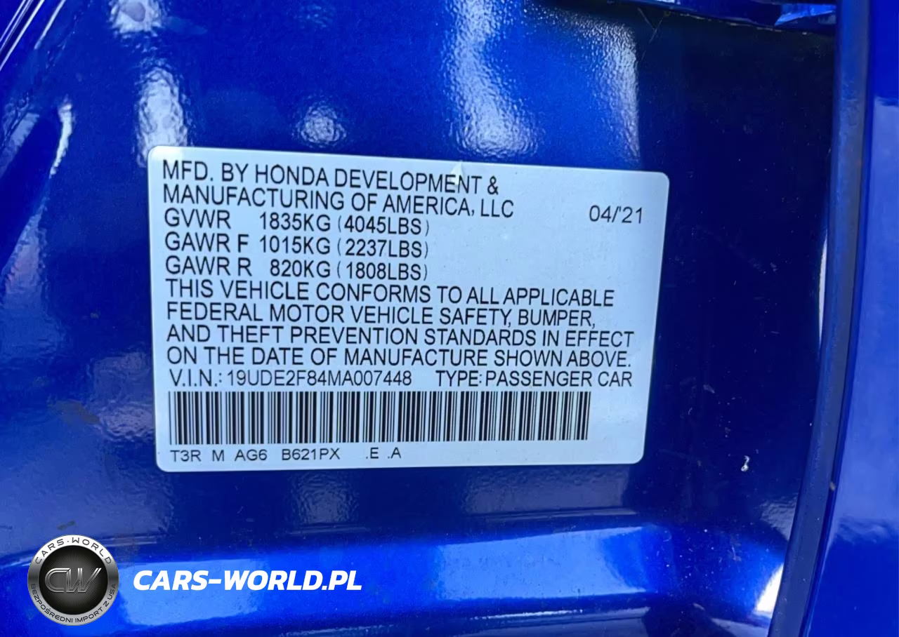2021 Acura Ilx Premium A-Spec VIN:19UDE2F84MA007448 - 10