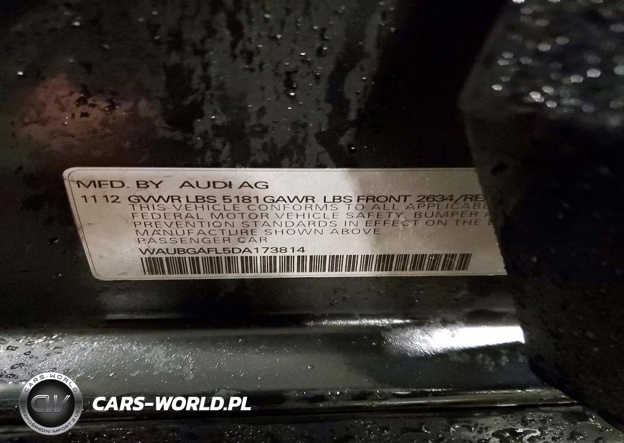 2013 Audi S4 Premium Plus VIN:WAUBGAFL5DA173814 - 12