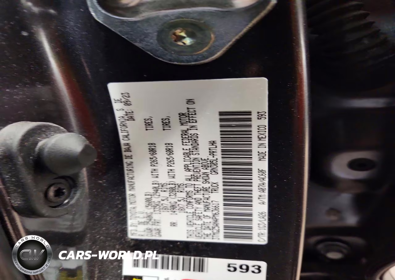 2023 Toyota Tacoma Limited VIN:3TMGZ5AN4PM636617 - 13