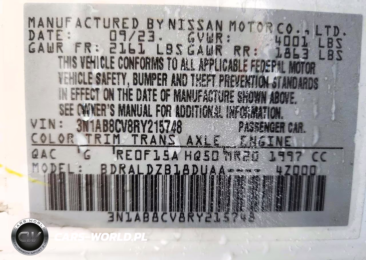 2024 Nissan Sentra Sv VIN:3N1AB8CV8RY215748 - 12