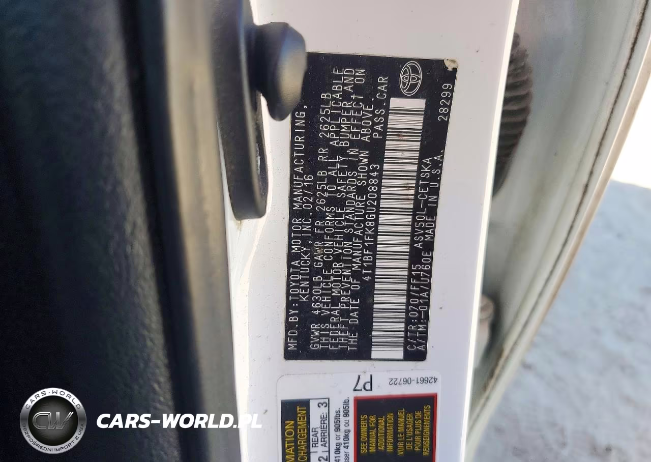 2016 Toyota Camry Se VIN:4T1BF1FK8GU208843 - 13
