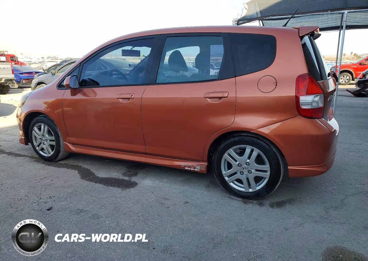 2007 Honda Fit S VIN:JHMGD38637S027820 - 2