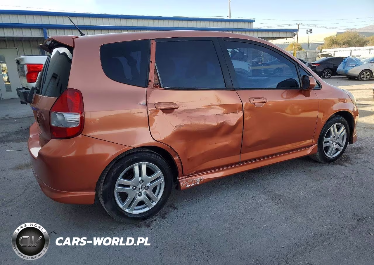 2007 Honda Fit S VIN:JHMGD38637S027820 - 3