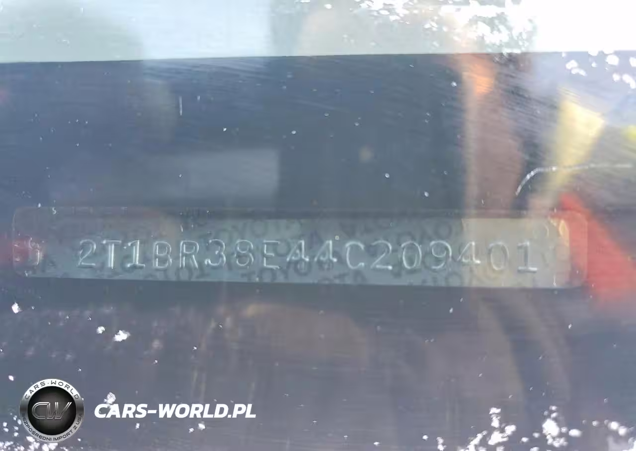 2004 Toyota Corolla VIN:2T1BR38E44C209401 - 12