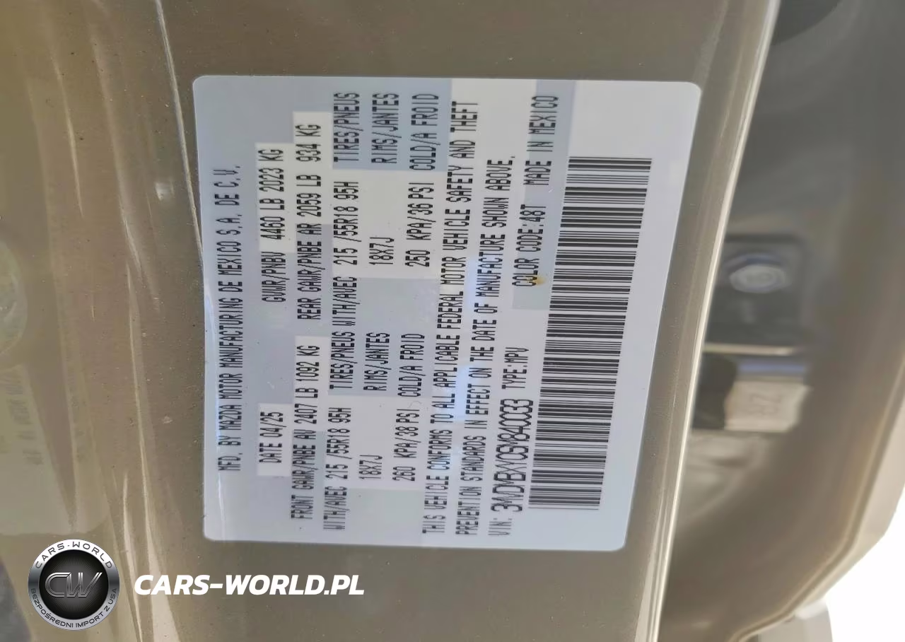 2025 Mazda Cx-30 Carbon Turbo VIN:3MVDMBXY0SM840033 - 14