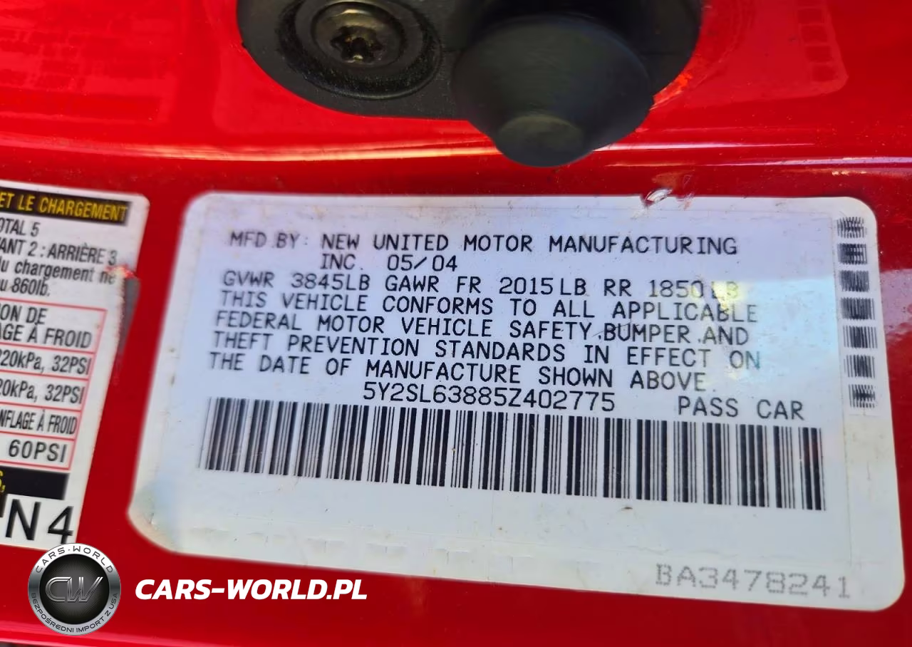 2005 Pontiac Vibe VIN:5Y2SL63885Z402775 - 12