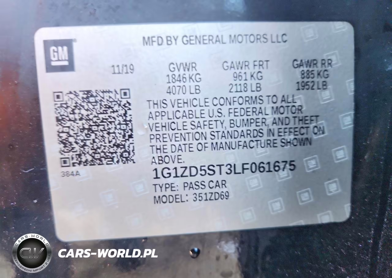 2020 Chevrolet Malibu Lt VIN:1G1ZD5ST3LF061675 - 12