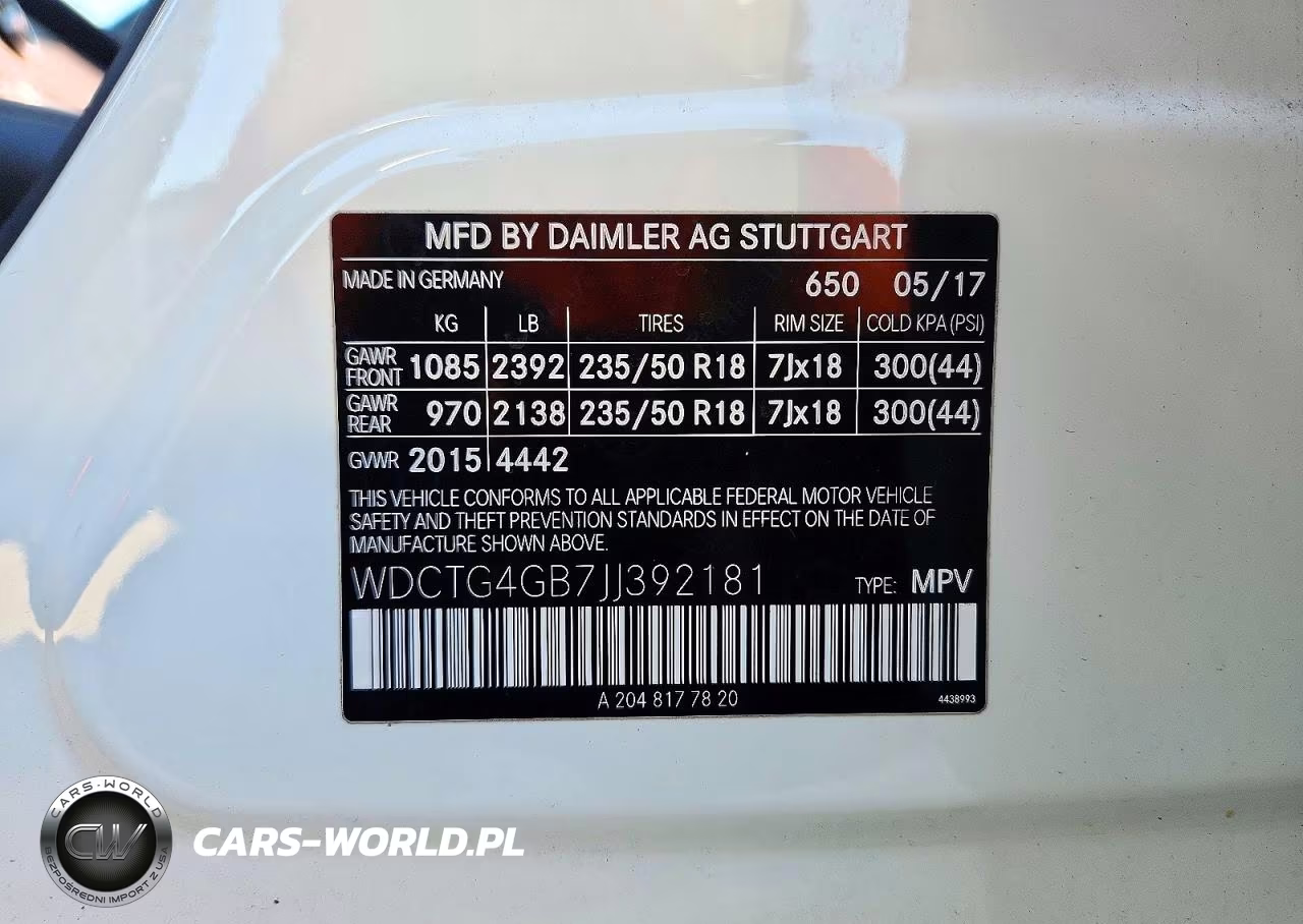 2018 Mercedes-Benz Gla 250 4Matic VIN:WDCTG4GB7JJ392181 - 13